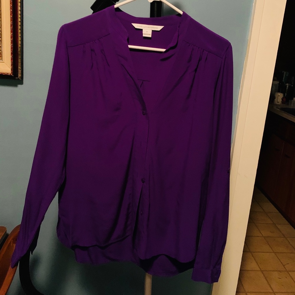 Diane Vin Furstenberg Silk Blouse